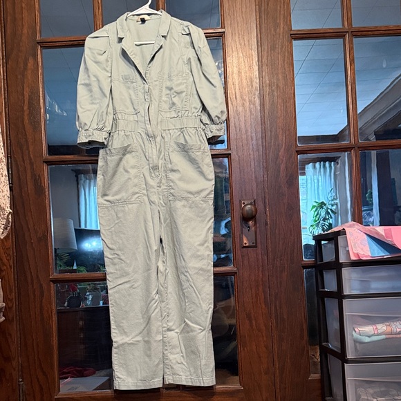 Universal Thread Pants - Universal Thread Green  Cropped Jumpsuit